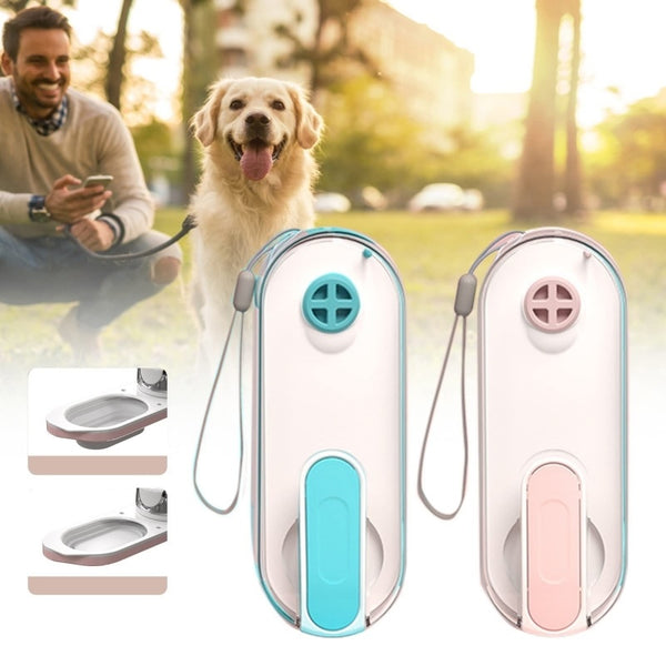 Dog Water Bottle Foldable Dog Water Dispenser For Outdoor Walking